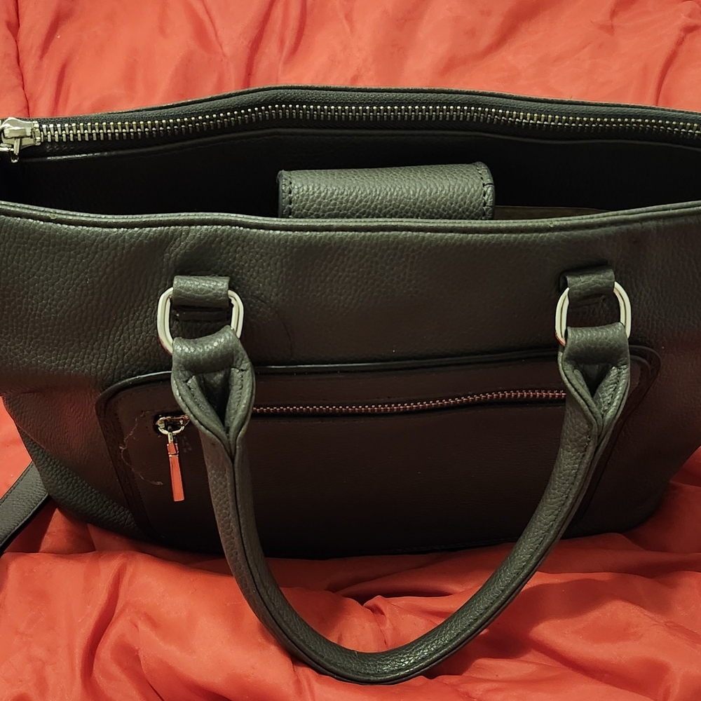 Gray Women’s Top-Handle Tote Bag - Classic Professional Style